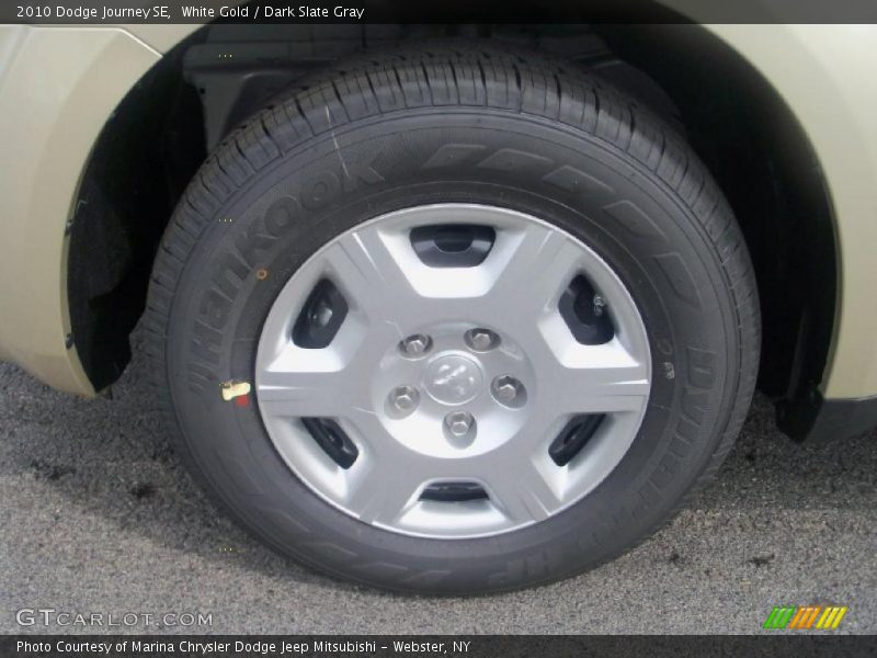 White Gold / Dark Slate Gray 2010 Dodge Journey SE