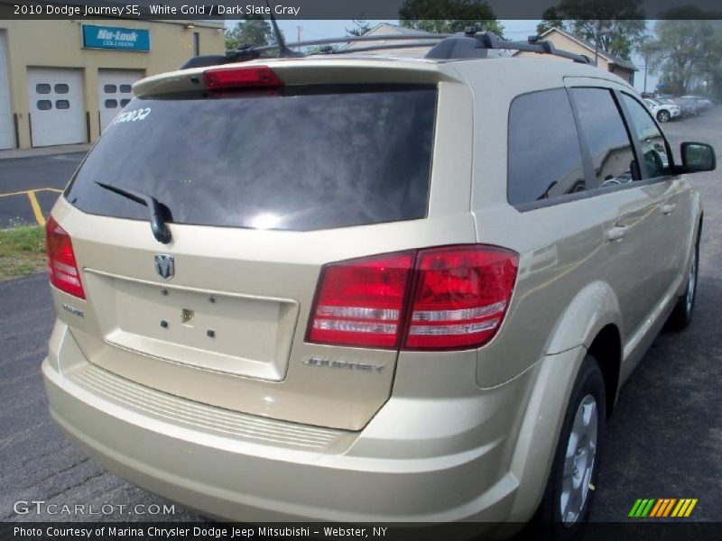 White Gold / Dark Slate Gray 2010 Dodge Journey SE