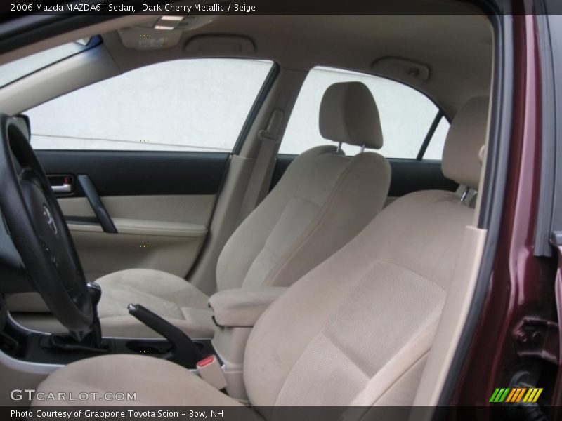 Dark Cherry Metallic / Beige 2006 Mazda MAZDA6 i Sedan