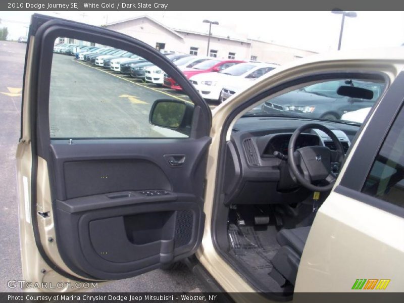 White Gold / Dark Slate Gray 2010 Dodge Journey SE