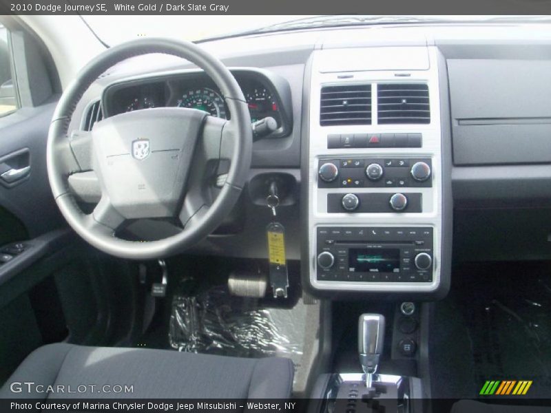 White Gold / Dark Slate Gray 2010 Dodge Journey SE