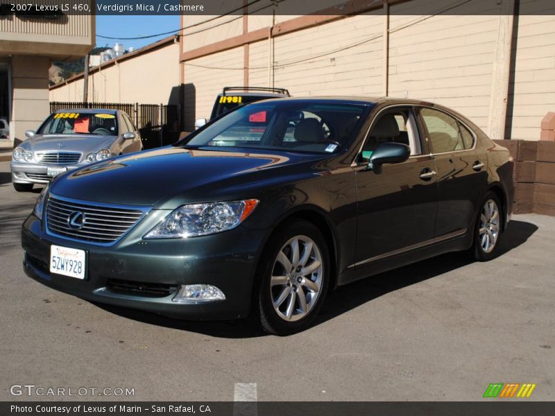 Verdigris Mica / Cashmere 2007 Lexus LS 460