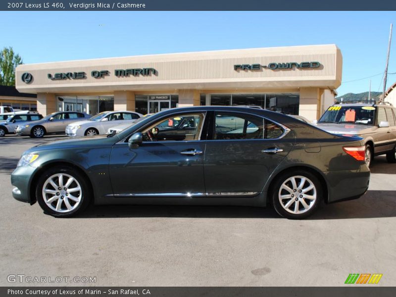 Verdigris Mica / Cashmere 2007 Lexus LS 460
