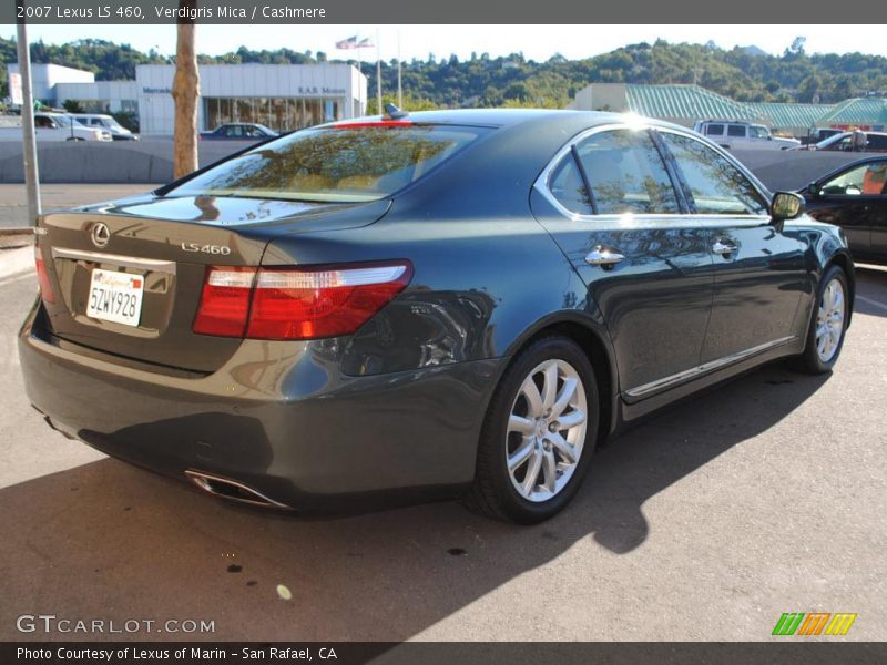 Verdigris Mica / Cashmere 2007 Lexus LS 460