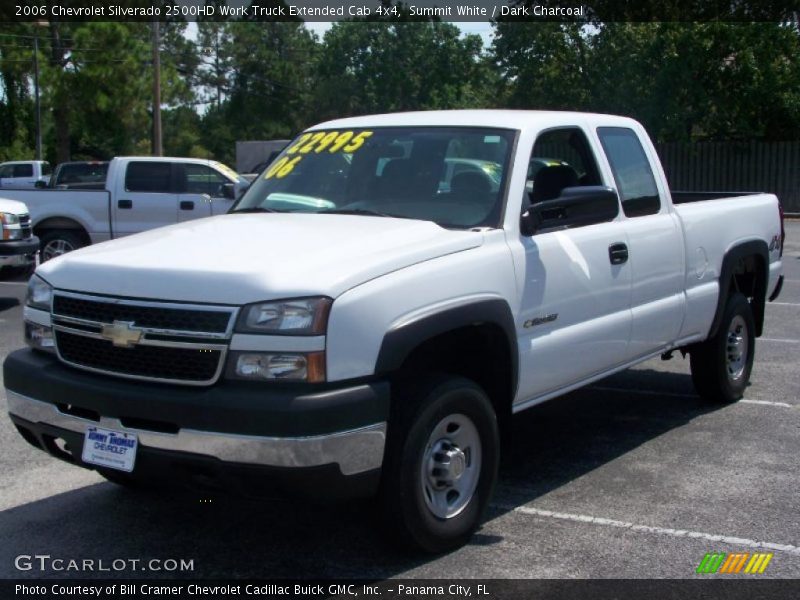 Summit White / Dark Charcoal 2006 Chevrolet Silverado 2500HD Work Truck Extended Cab 4x4