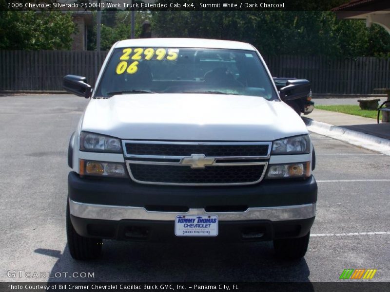 Summit White / Dark Charcoal 2006 Chevrolet Silverado 2500HD Work Truck Extended Cab 4x4
