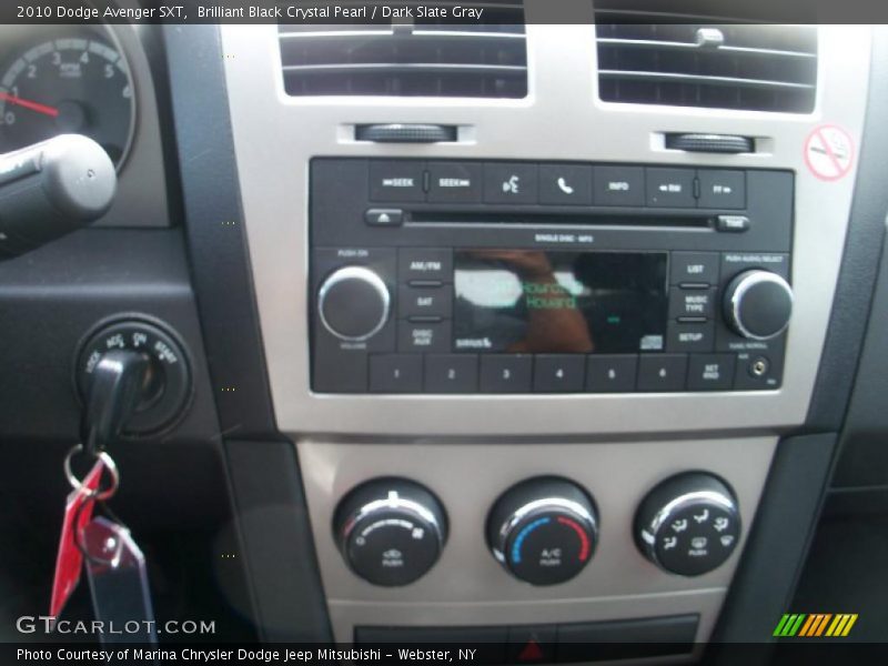 Brilliant Black Crystal Pearl / Dark Slate Gray 2010 Dodge Avenger SXT