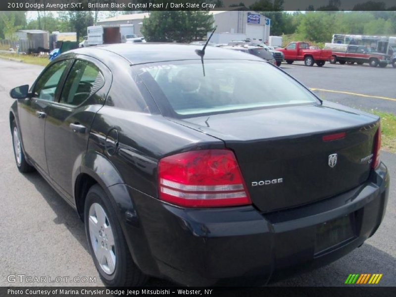 Brilliant Black Crystal Pearl / Dark Slate Gray 2010 Dodge Avenger SXT
