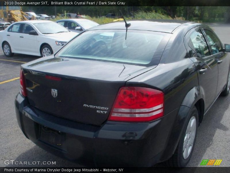 Brilliant Black Crystal Pearl / Dark Slate Gray 2010 Dodge Avenger SXT