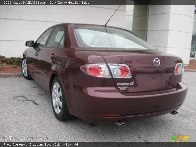 Dark Cherry Metallic / Beige 2006 Mazda MAZDA6 i Sedan