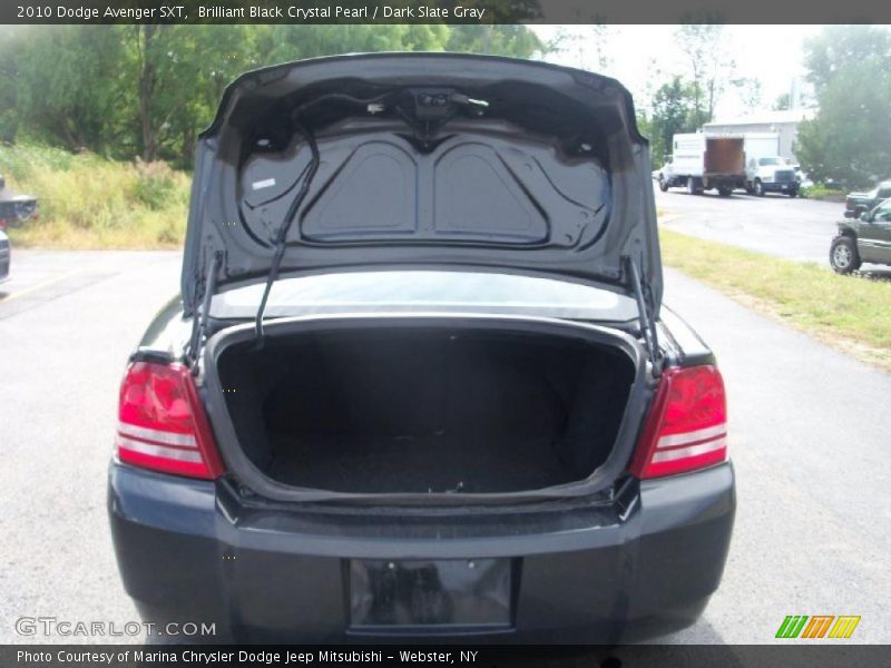 Brilliant Black Crystal Pearl / Dark Slate Gray 2010 Dodge Avenger SXT