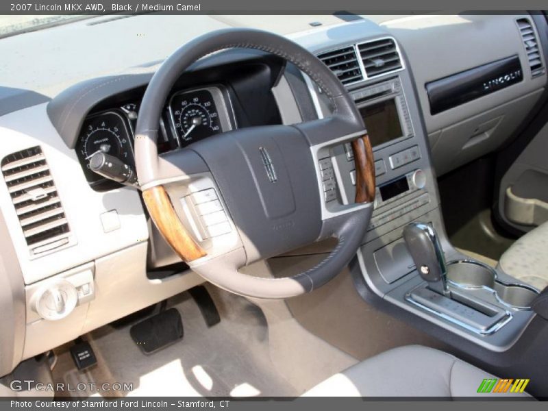 Black / Medium Camel 2007 Lincoln MKX AWD