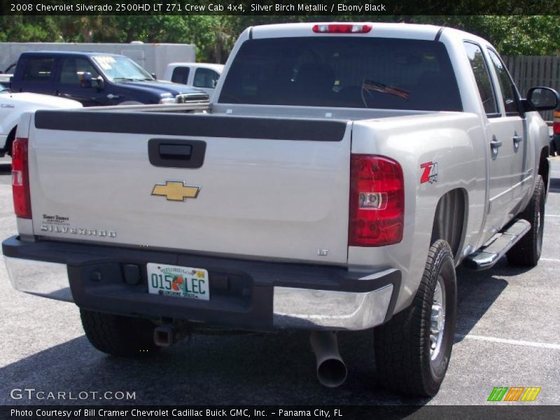 Silver Birch Metallic / Ebony Black 2008 Chevrolet Silverado 2500HD LT Z71 Crew Cab 4x4