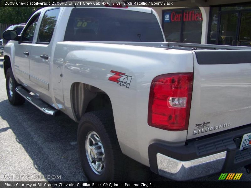 Silver Birch Metallic / Ebony Black 2008 Chevrolet Silverado 2500HD LT Z71 Crew Cab 4x4