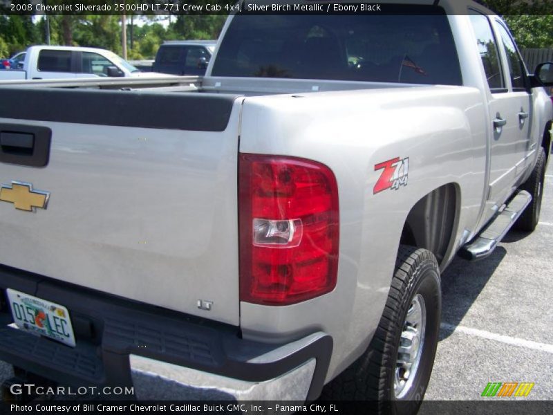 Silver Birch Metallic / Ebony Black 2008 Chevrolet Silverado 2500HD LT Z71 Crew Cab 4x4