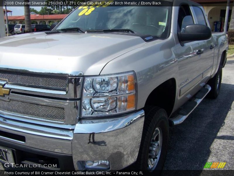 Silver Birch Metallic / Ebony Black 2008 Chevrolet Silverado 2500HD LT Z71 Crew Cab 4x4