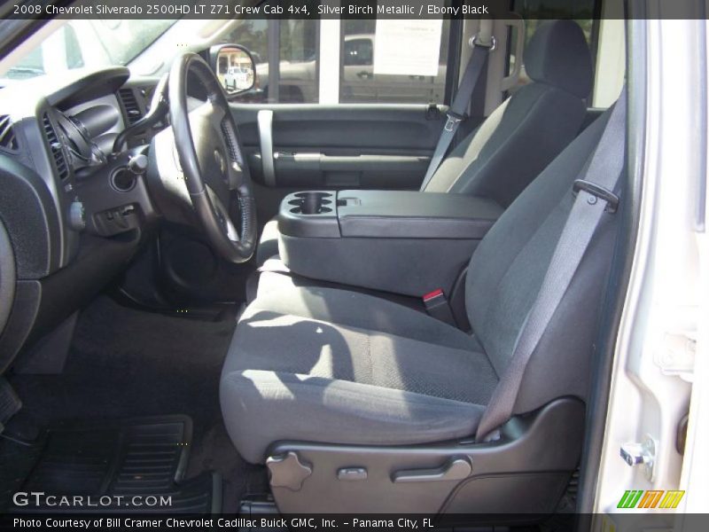 Silver Birch Metallic / Ebony Black 2008 Chevrolet Silverado 2500HD LT Z71 Crew Cab 4x4