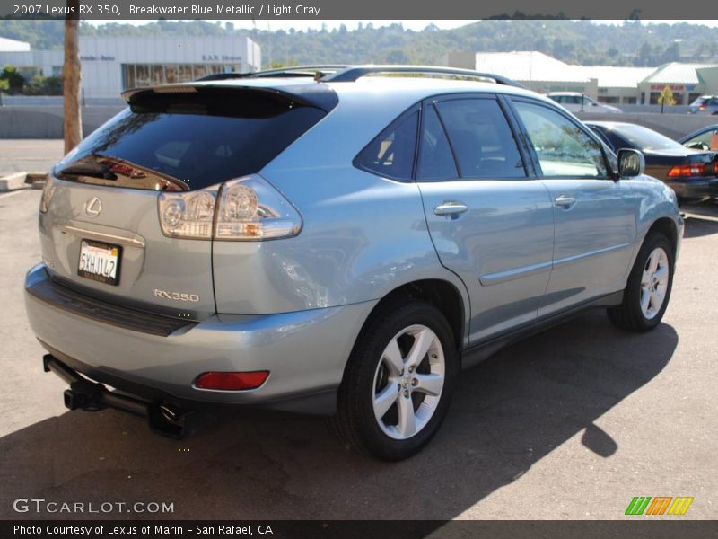 Breakwater Blue Metallic / Light Gray 2007 Lexus RX 350