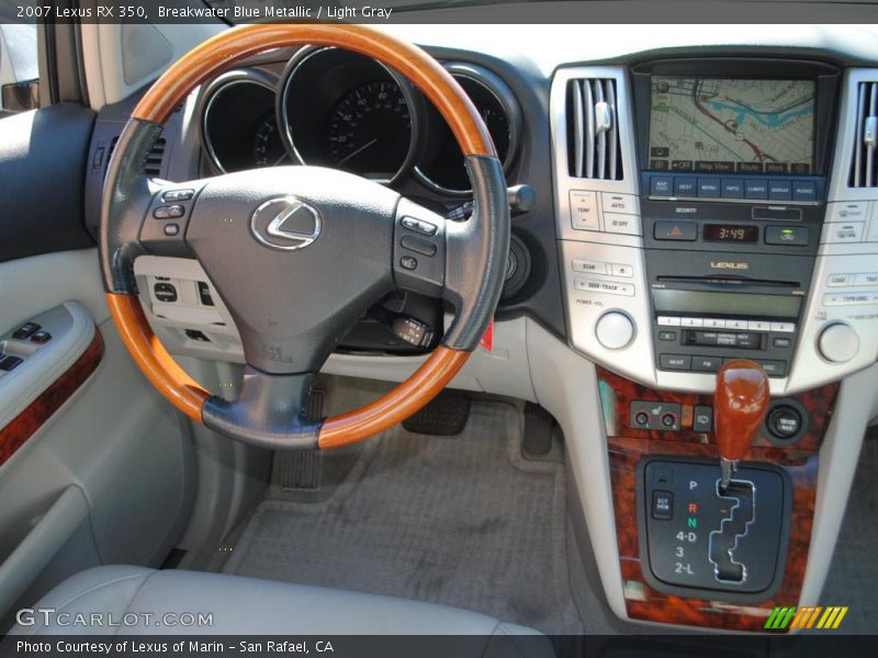 Breakwater Blue Metallic / Light Gray 2007 Lexus RX 350