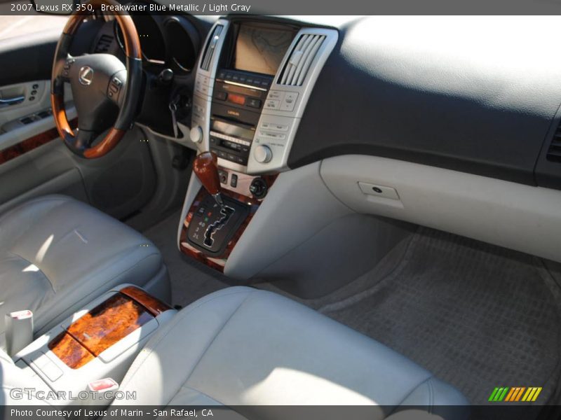 Breakwater Blue Metallic / Light Gray 2007 Lexus RX 350