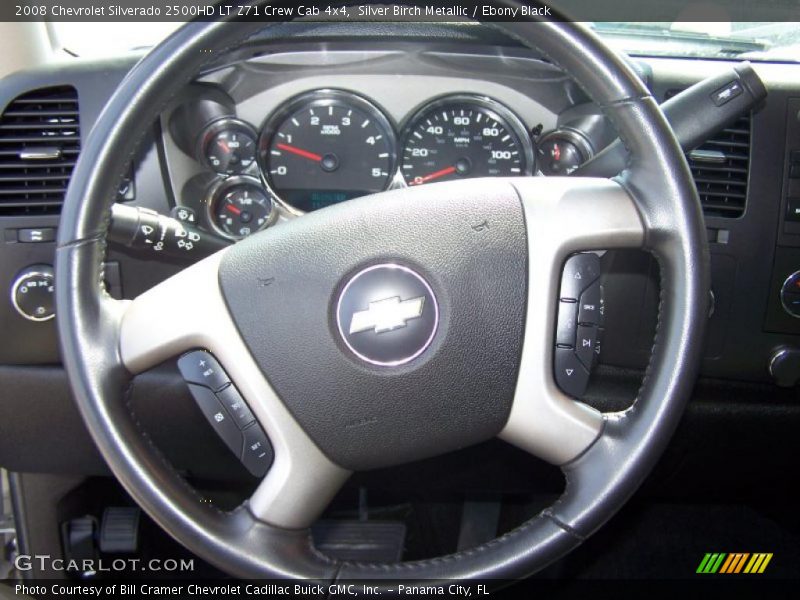 Silver Birch Metallic / Ebony Black 2008 Chevrolet Silverado 2500HD LT Z71 Crew Cab 4x4