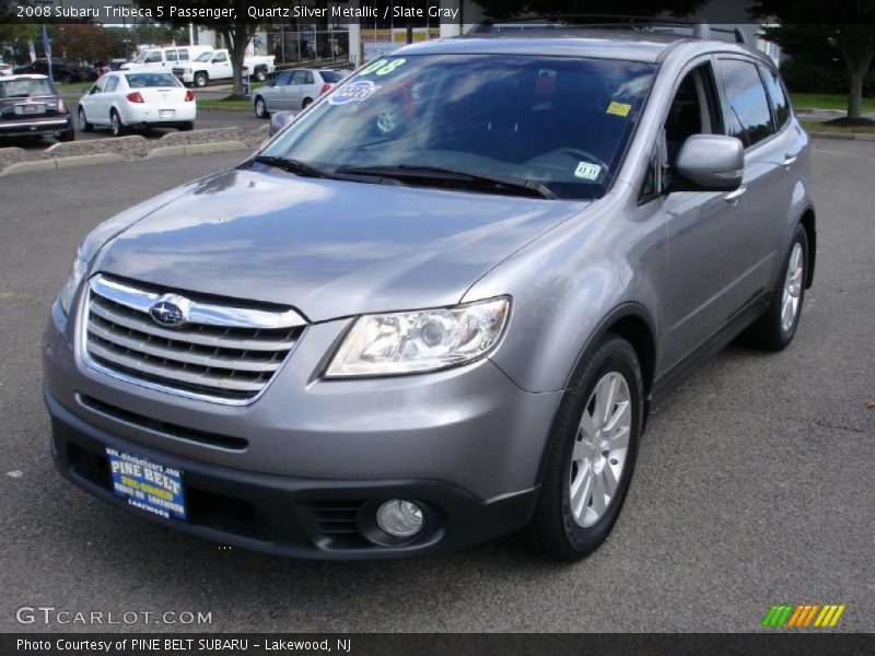 Quartz Silver Metallic / Slate Gray 2008 Subaru Tribeca 5 Passenger