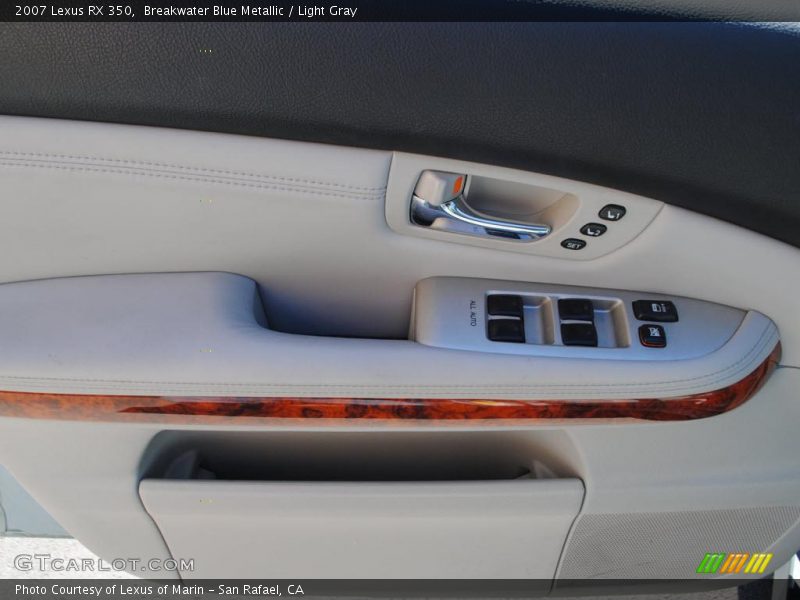 Breakwater Blue Metallic / Light Gray 2007 Lexus RX 350