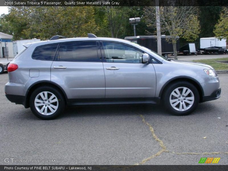 Quartz Silver Metallic / Slate Gray 2008 Subaru Tribeca 5 Passenger