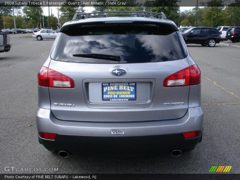 Quartz Silver Metallic / Slate Gray 2008 Subaru Tribeca 5 Passenger