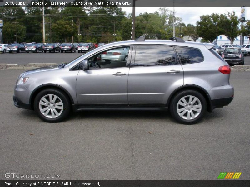 Quartz Silver Metallic / Slate Gray 2008 Subaru Tribeca 5 Passenger