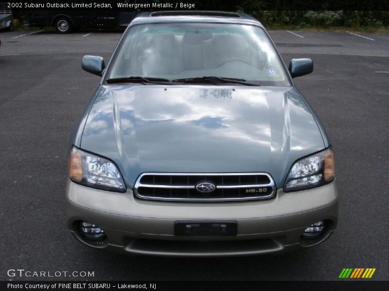 Wintergreen Metallic / Beige 2002 Subaru Outback Limited Sedan