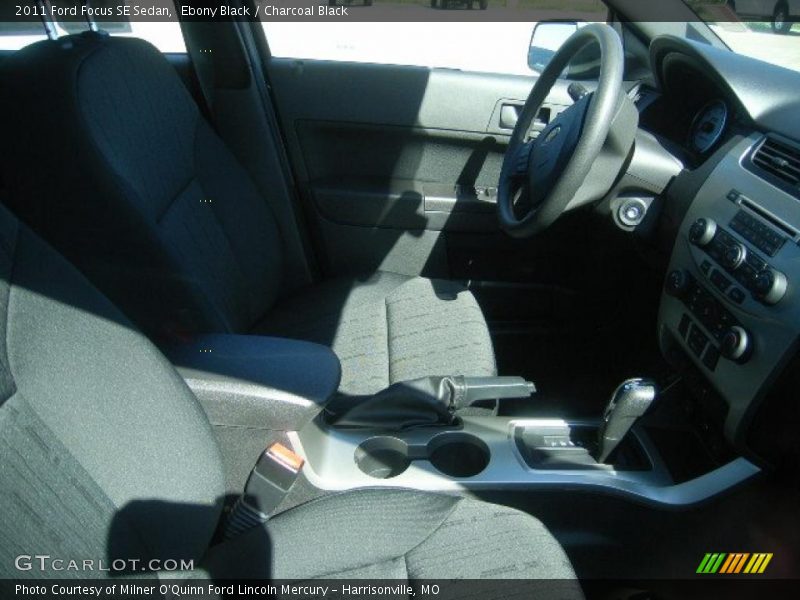Ebony Black / Charcoal Black 2011 Ford Focus SE Sedan