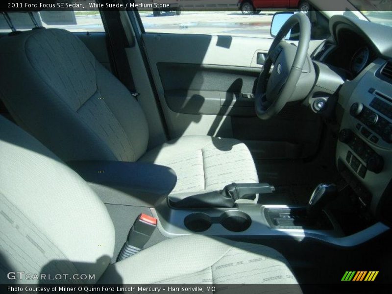 White Suede / Medium Stone 2011 Ford Focus SE Sedan