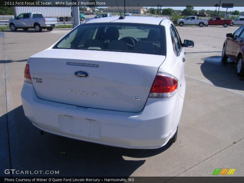 White Suede / Medium Stone 2011 Ford Focus SE Sedan