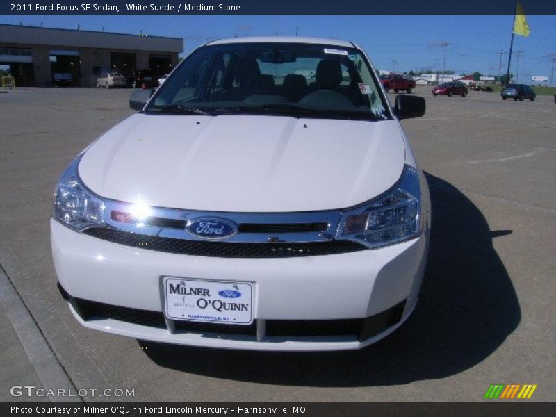 White Suede / Medium Stone 2011 Ford Focus SE Sedan