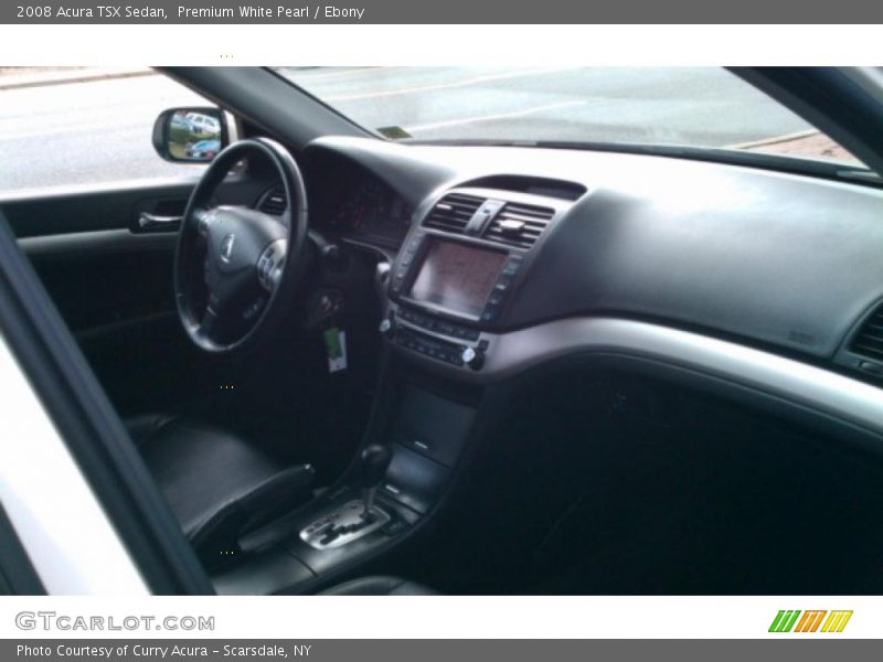 Premium White Pearl / Ebony 2008 Acura TSX Sedan