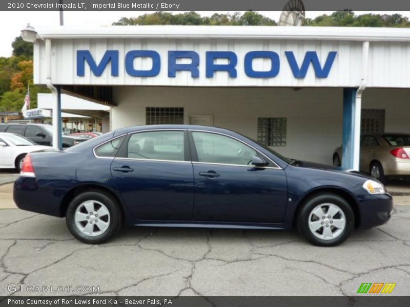 Imperial Blue Metallic / Ebony 2010 Chevrolet Impala LT