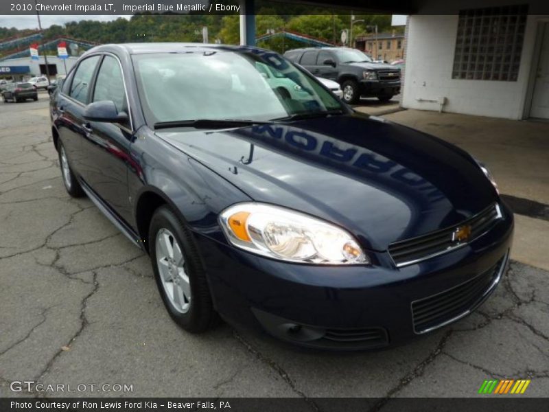 Imperial Blue Metallic / Ebony 2010 Chevrolet Impala LT