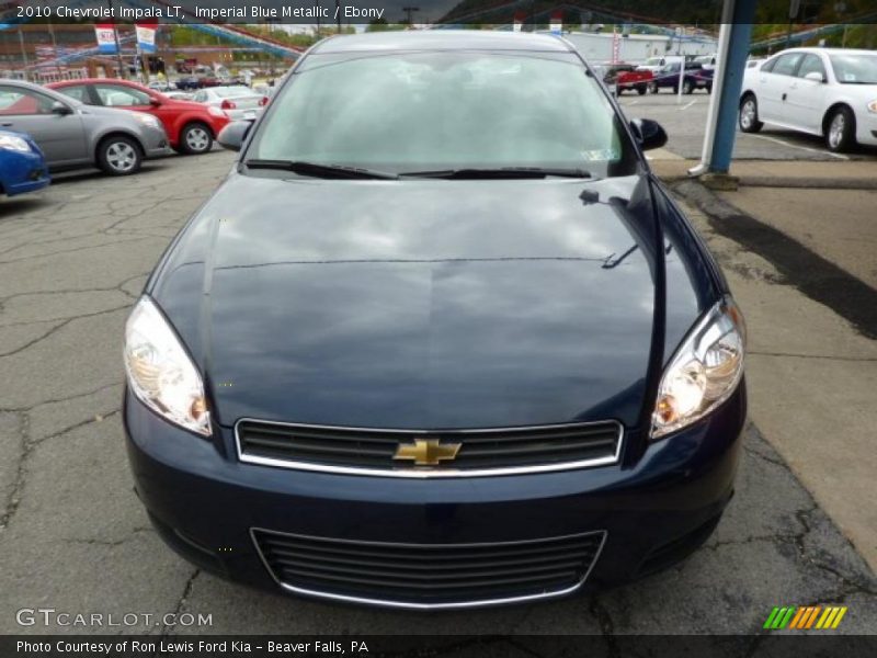 Imperial Blue Metallic / Ebony 2010 Chevrolet Impala LT
