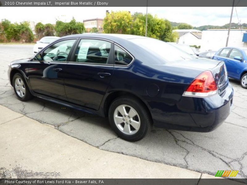 Imperial Blue Metallic / Ebony 2010 Chevrolet Impala LT