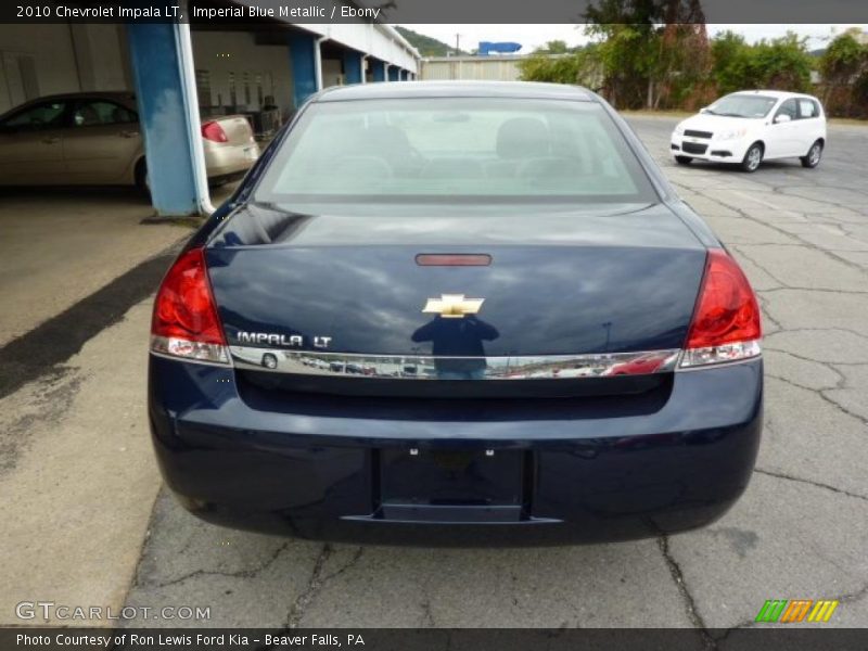 Imperial Blue Metallic / Ebony 2010 Chevrolet Impala LT