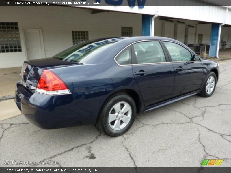 Imperial Blue Metallic / Ebony 2010 Chevrolet Impala LT