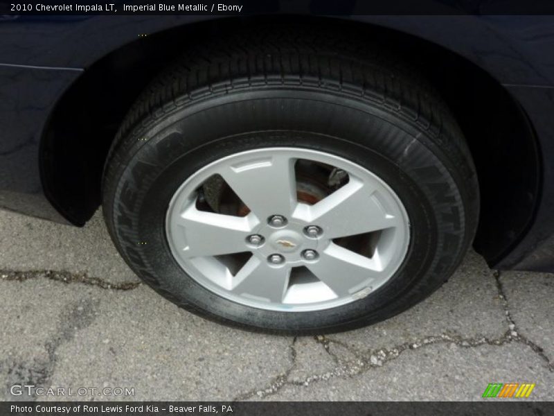 Imperial Blue Metallic / Ebony 2010 Chevrolet Impala LT