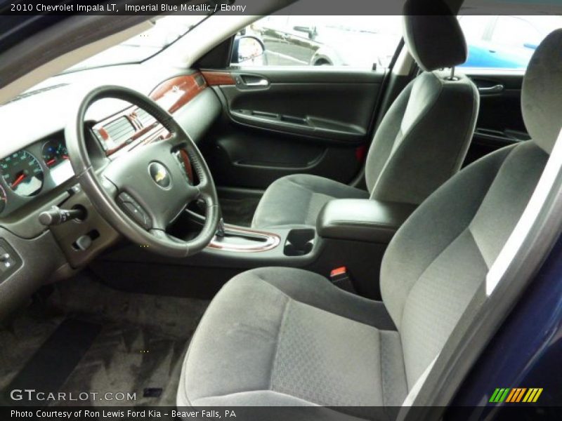Imperial Blue Metallic / Ebony 2010 Chevrolet Impala LT