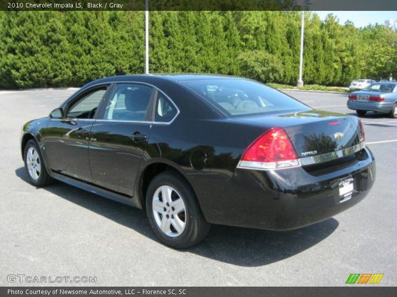 Black / Gray 2010 Chevrolet Impala LS