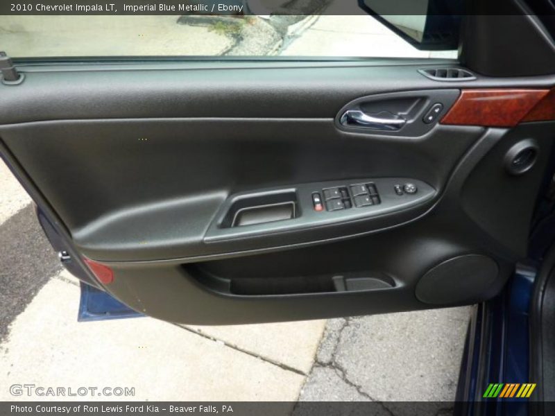 Imperial Blue Metallic / Ebony 2010 Chevrolet Impala LT
