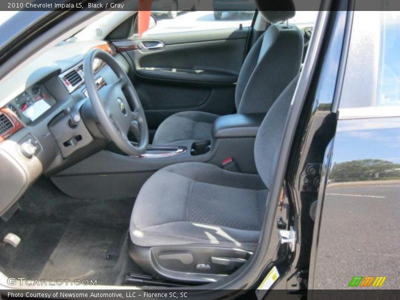 Black / Gray 2010 Chevrolet Impala LS