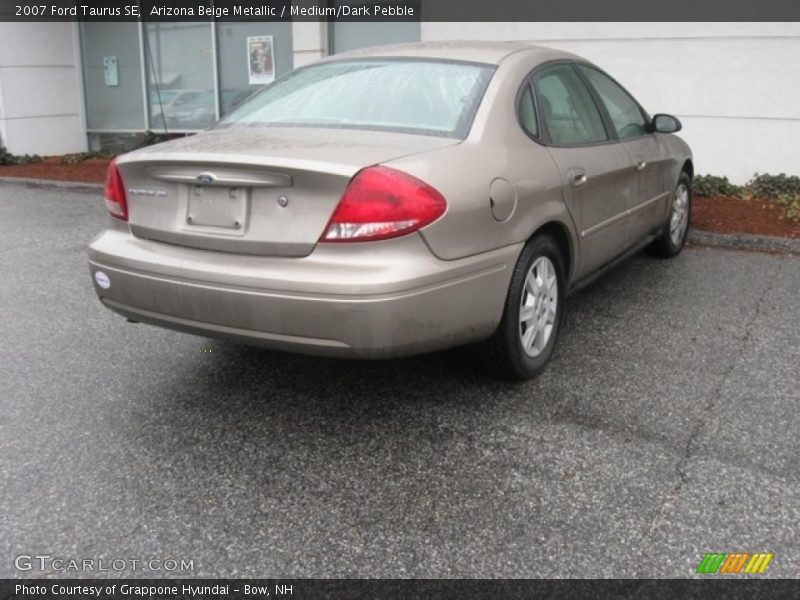 Arizona Beige Metallic / Medium/Dark Pebble 2007 Ford Taurus SE