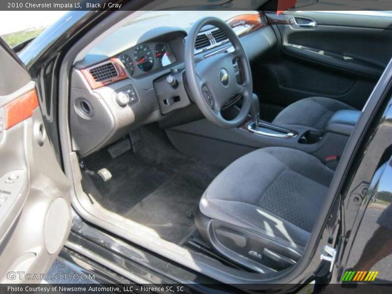 Black / Gray 2010 Chevrolet Impala LS