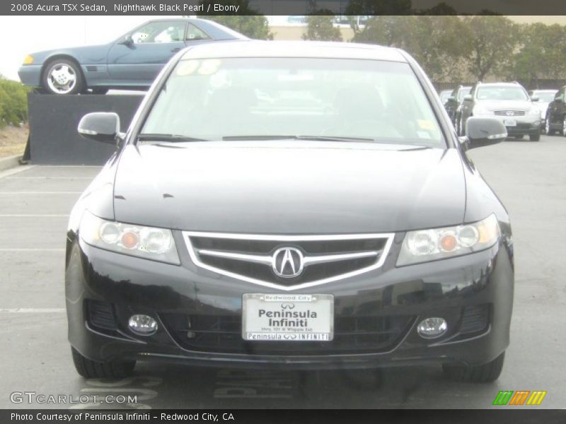 Nighthawk Black Pearl / Ebony 2008 Acura TSX Sedan